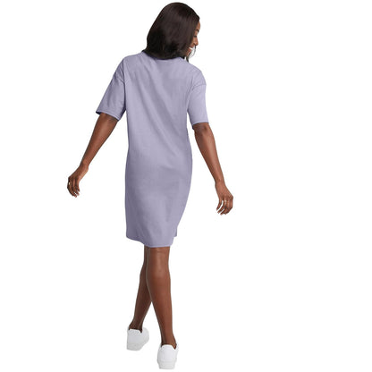 Hanes Essentials - Vestido Tipo Playera de algodón para Mujer, Playera de Gran tamaño
