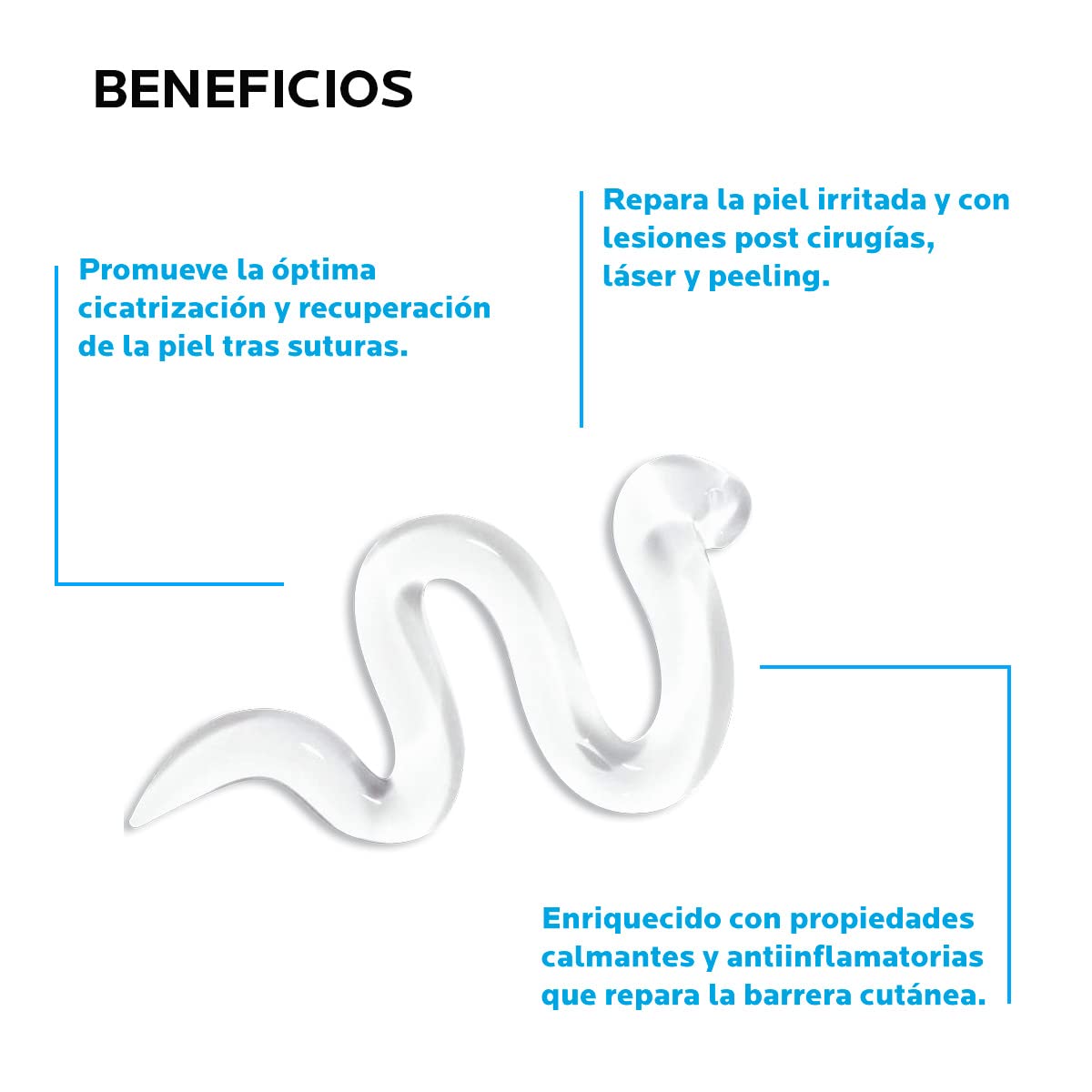 La Roche-Posay Cicaplast Gel B5 Tratamiento Reparador para Cicatrices con Complejo Mineral de Cobre, Zinc y Manganeso, Textura Transparente de Silicona, 40 ml