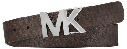 Michael Kors 34mm Rvs Mk Bckl Blt Cinturón Hombre