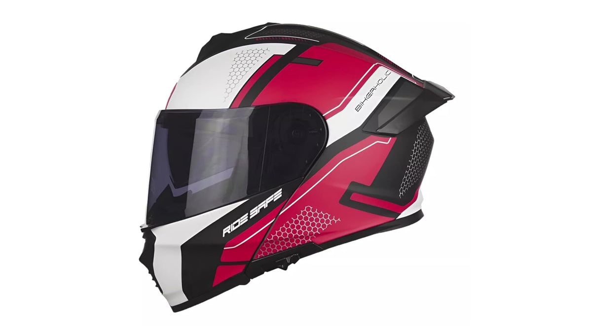 KOV Casco Thunder Revenge Rojo para Moto Integral Certificado Dot