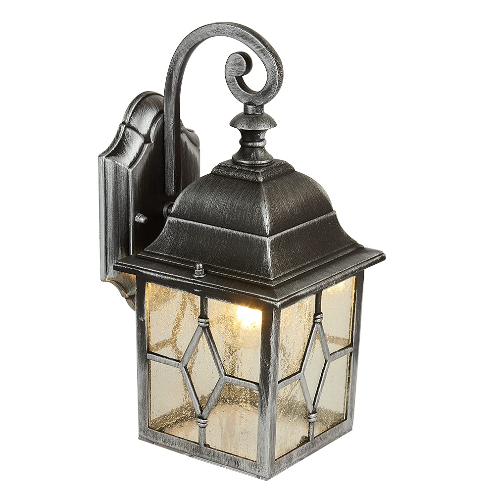 Tecnolite - Farol LED Exterior de Pared FTL-3420/S, Base E27, 20 W, IP 44, Satinado