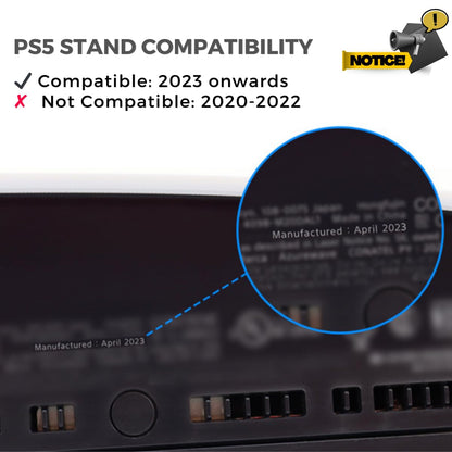 AMZDM for PS5 Stand Cooling Station with Dual PS5 Charging Station Playstation 5 Console Cooler Docking Station with Cooling Fan PS5 Controller Fast Charging PS 5 Disc & Digital Standard Version White