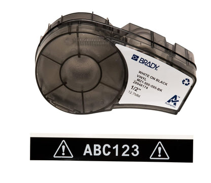 Brady M21-500-595-Bk Cartucho de Etiquetas para Impresoras Serie Bmp21, ID Pal y Labpal