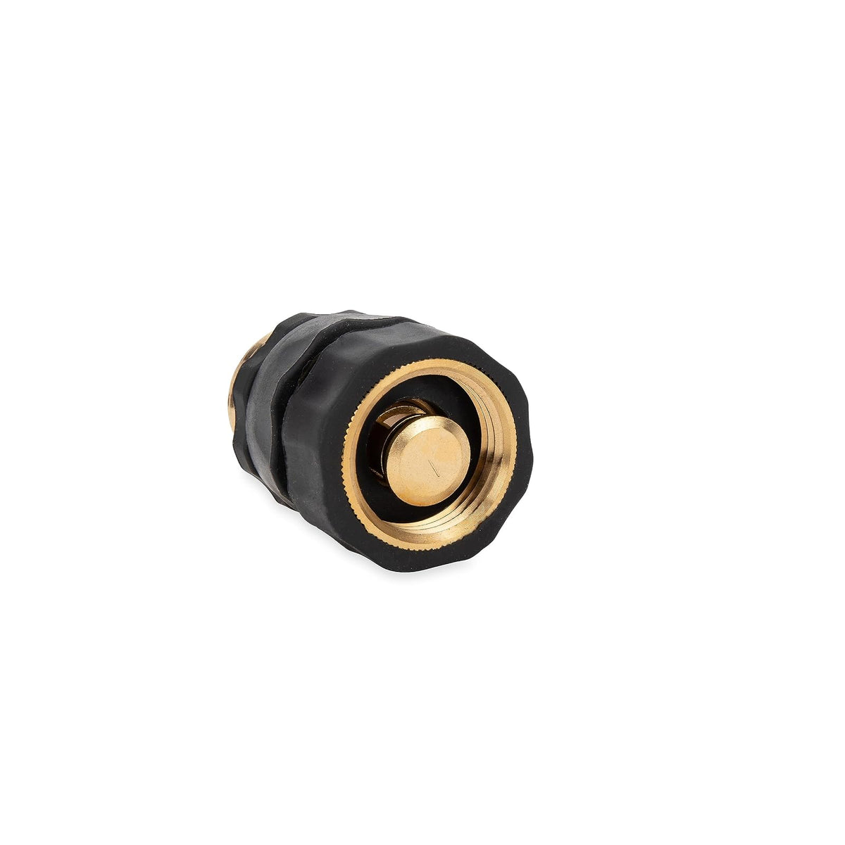 Camco Boquilla de Agua en Espiral, Brass Quick Hose Connect, Brass/Antique Brass