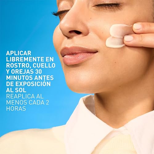 CeraVe Fluido Protector Invisible Hidratante 50FPS protector solar hidratante facial para piel seca 50ml