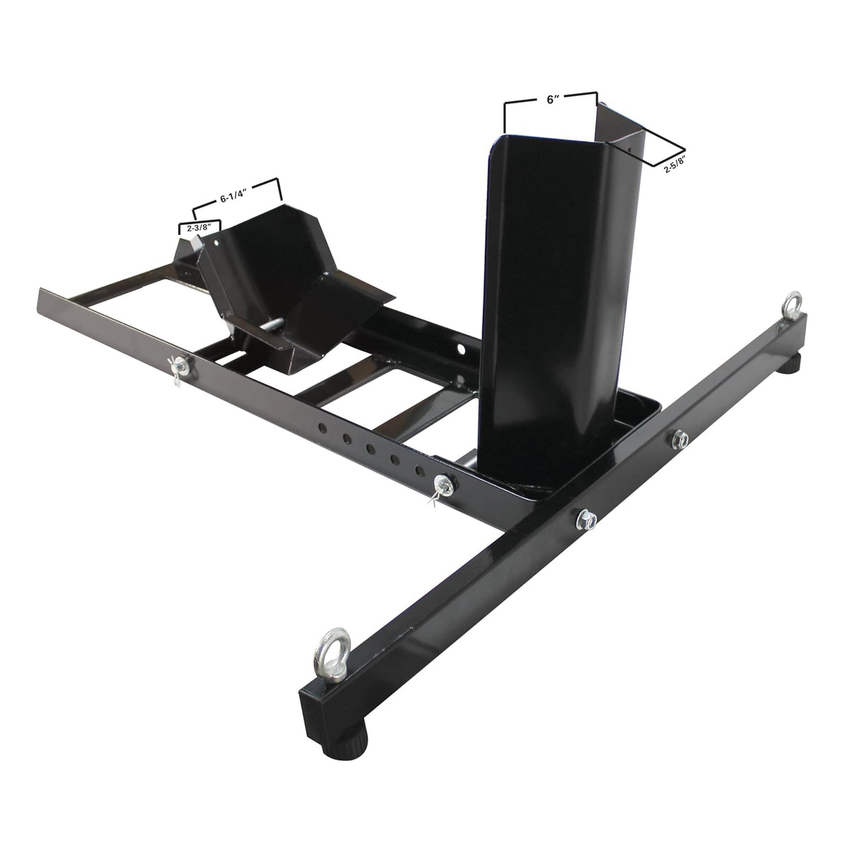 Extreme MAX 5001.5757 - Soporte para Rueda de Motocicleta Ajustable de Alta Resistencia, 1800 Libras. Capacidad de Peso