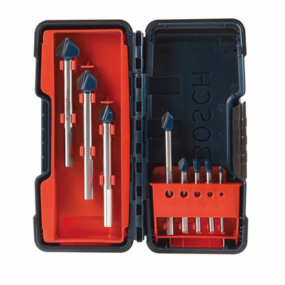 Bosch HCST006 Juego de Brocas SDS-Plus para Mampostería y Cinceles - 8 piezas