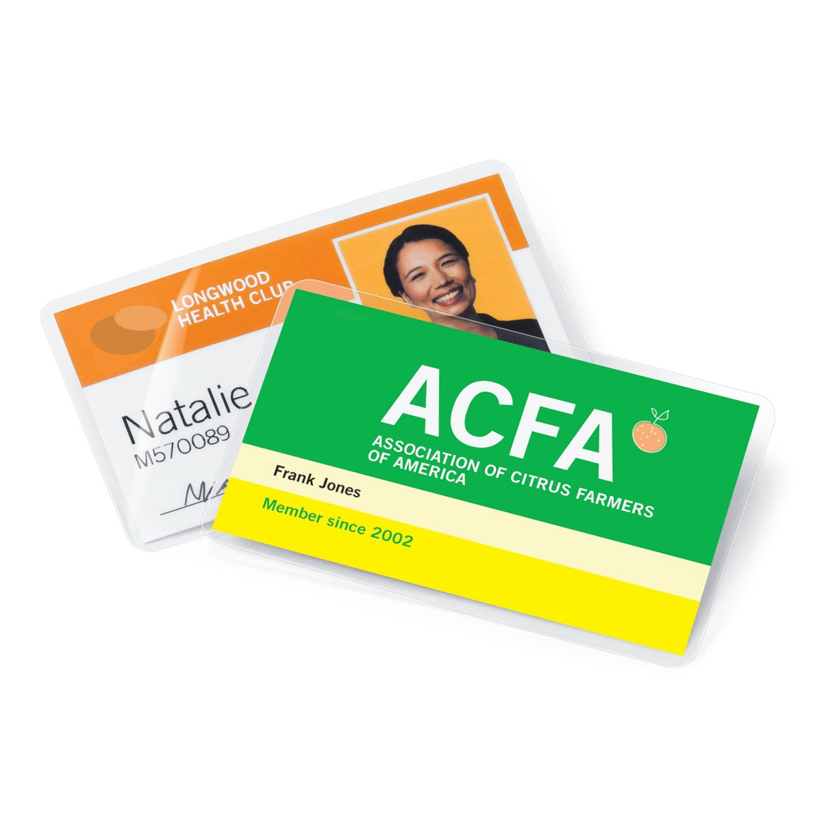 Swingline GBC Laminating Sheets, Thermal Laminating Pouches, Badge/ID Card Size, 10 Mil, HeatSeal LongLife, 100 Pack (3202104)