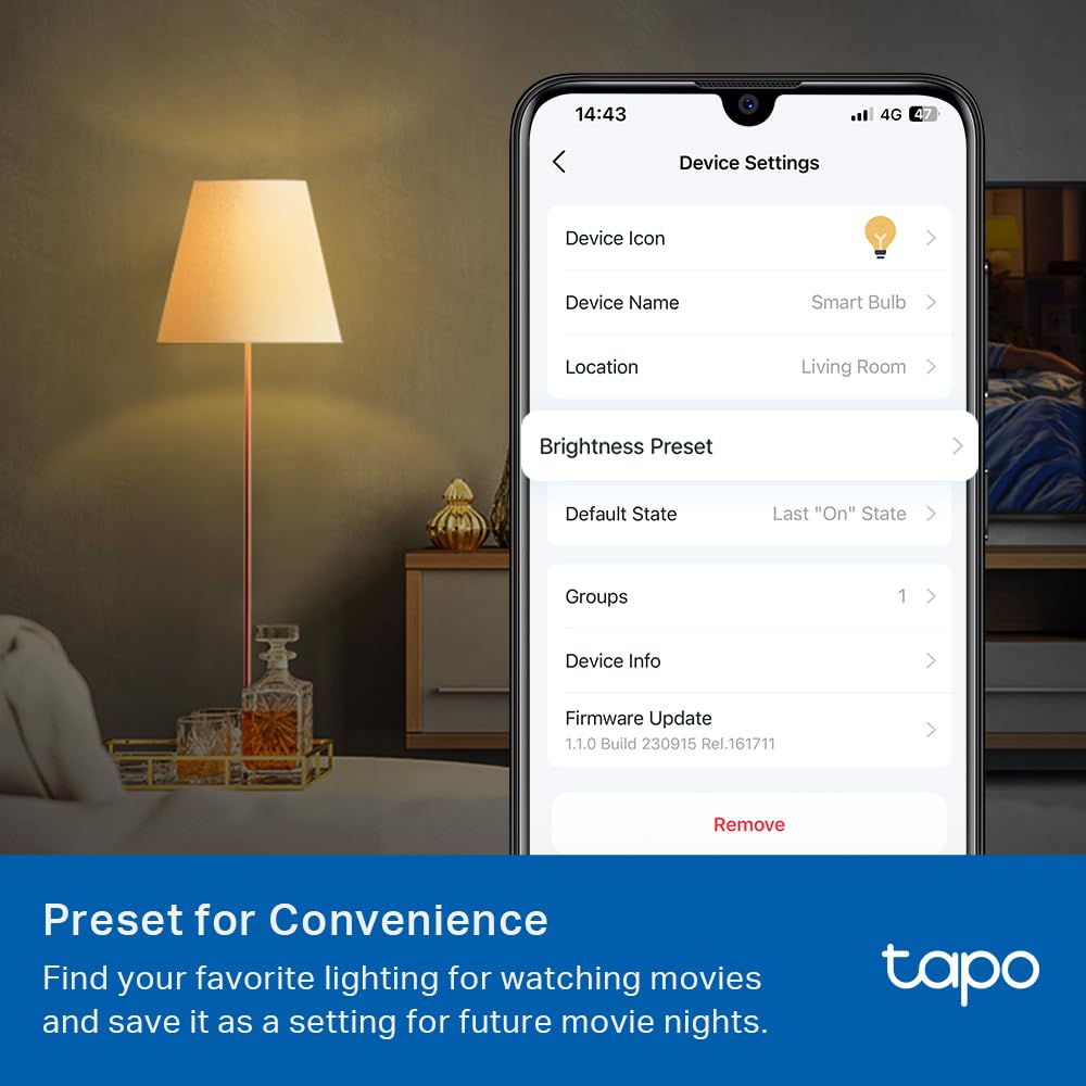Tapo TP-Link - Bombillas inteligentes de 800 lúmenes (equivalente a 60 W), 2700 K blanco cálido suave, regulable, compatible con Alexa y Google Home, no requiere concentrador, A19 E26, L510E (paquete