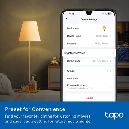 Tapo TP-Link - Bombillas inteligentes de 800 lúmenes (equivalente a 60 W), 2700 K blanco cálido suave, regulable, compatible con Alexa y Google Home, no requiere concentrador, A19 E26, L510E (paquete