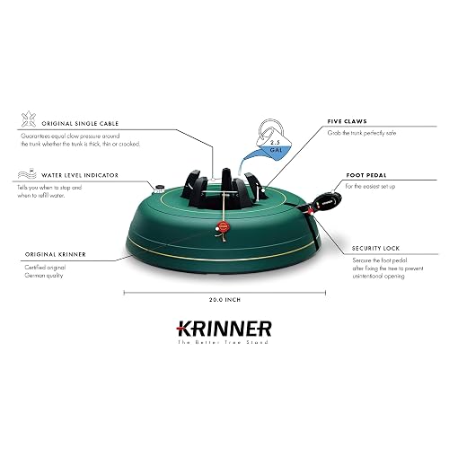 Krinner's Tree Genie M, Soporte para árbol de Navidad, Base para árbol XXL, Verde, XX-Large, 1