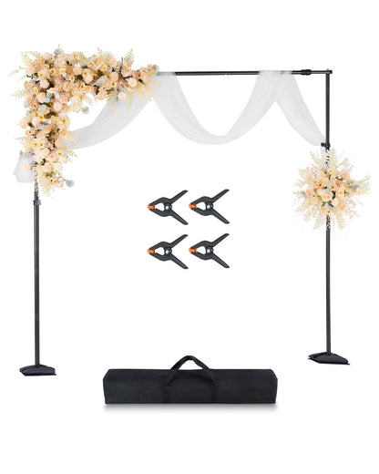 VEVOR Soporte de Fondo Ajustable para Fotografía, con Trípode - 8.5 x 10 ft