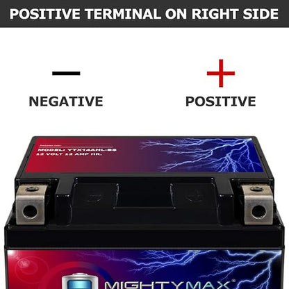 Mighty Max Battery Batería Mighty MAX YTX14AHL de Alto Rendimiento sin Mantenimiento SLA AGM, Producto de Marca