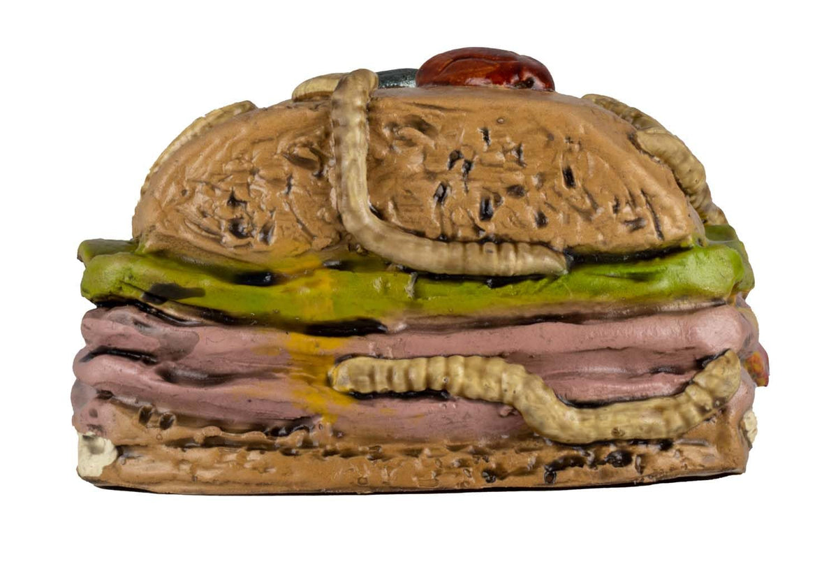 Ghoulish Productions Decoración de látex Rotten Sandwich. Sandwich Podrido Decoración Halloween. Sandwich Halloween. Decoración Comida Podrida. Ideal para Usar en Fiestas de Halloween, casa embrujada