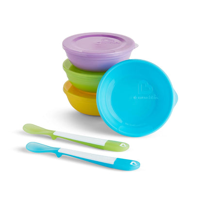 Munchkin Plato Love A Bowls, 4 Piezas, Multicolor