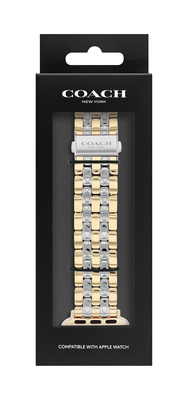 Coach Correa para Apple Watch, compatible con Apple Watch de 38 mm, 40 mm, 41 mm, correa intercambiable, crea tu estilo único