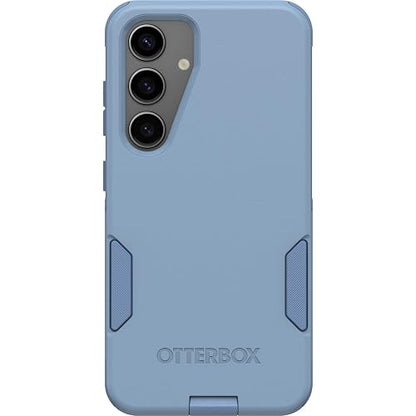 OtterBox - Funda para Samsung Galaxy S24 Commuter Series, Tela Vaquera crujiente (Azul), Delgada y Resistente, Apta para el Bolsillo, con protección de Puerto