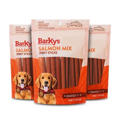 Barkys JERKYS Salmon 100 GR 3 Pack