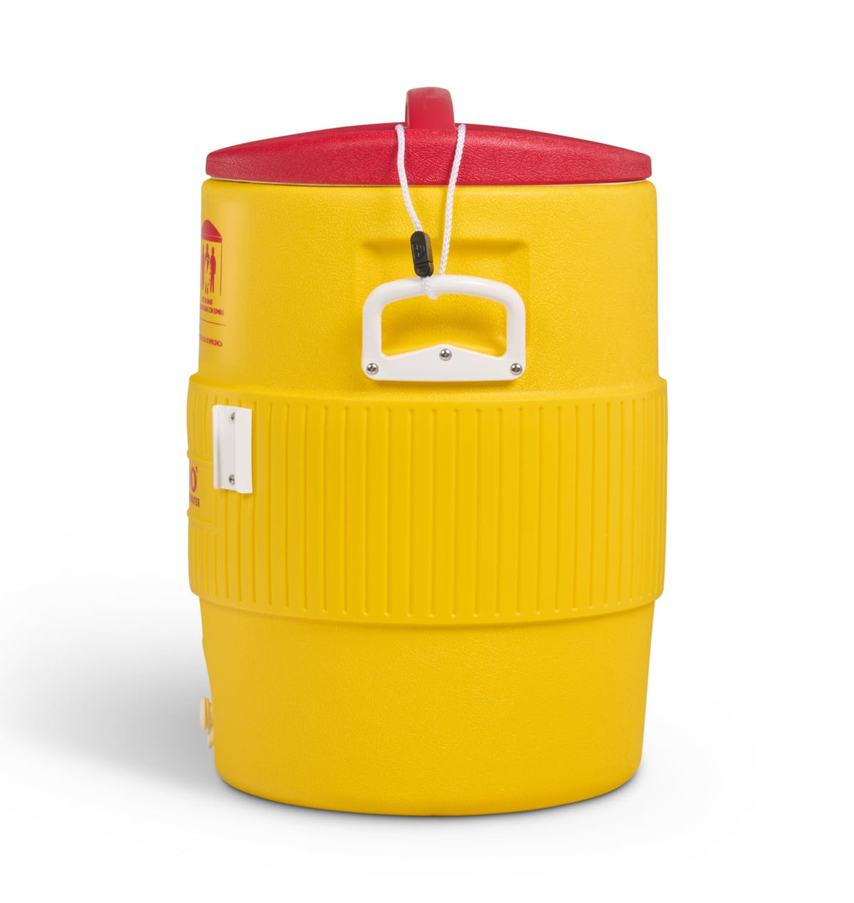 Igloo Enfriador Industrial de Bebidas de 10 galones, Amarillo/Rojo/Blanco