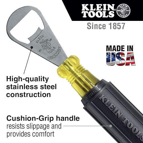 Klein Tools 98002BT Beverage Tool - Stainless Steel w/ Cushion-Grip