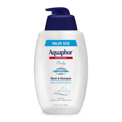 Aquaphor Baby Wash and Shampoo, 25.4 Fluid Ounce
