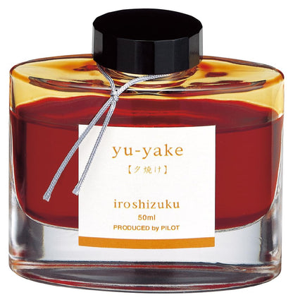 Pilot Iroshizuku Tinta para Pluma Fuente 50 ml, Colores Japoneses - Naranja (Yu-Yake)