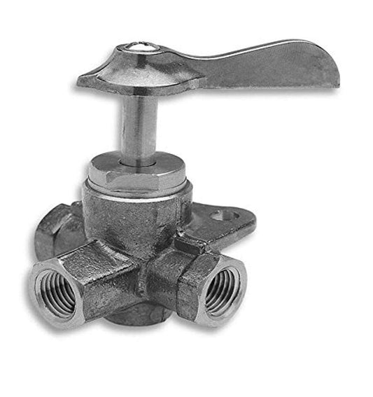 Plews 469400 Cock de Latón de 3 Vías NPT Hembra de 1/4"