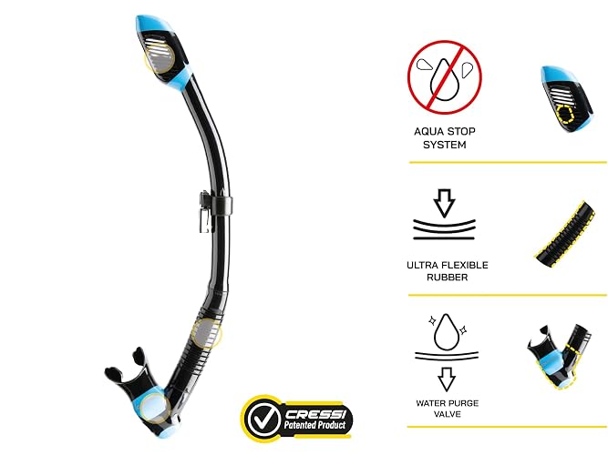 Snorkel Tubo Cressi Supernova Dry