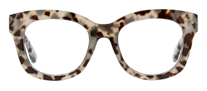 Peepers Center Stage Lentes de Lectura con Bloqueo de Luz Azul, Gran Tamaño - gris, carey - 1.5 x