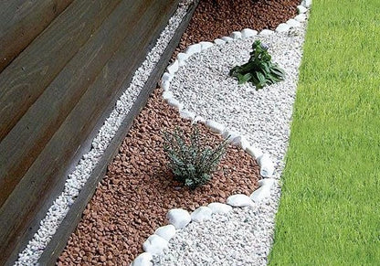 PISUMMA Tezontle Rojo 1" a 1 1/2" - Presentación 10 L - Piedra Volcánica Natural para Jardín, Macetas, Drenaje, Peceras y Paisajismo