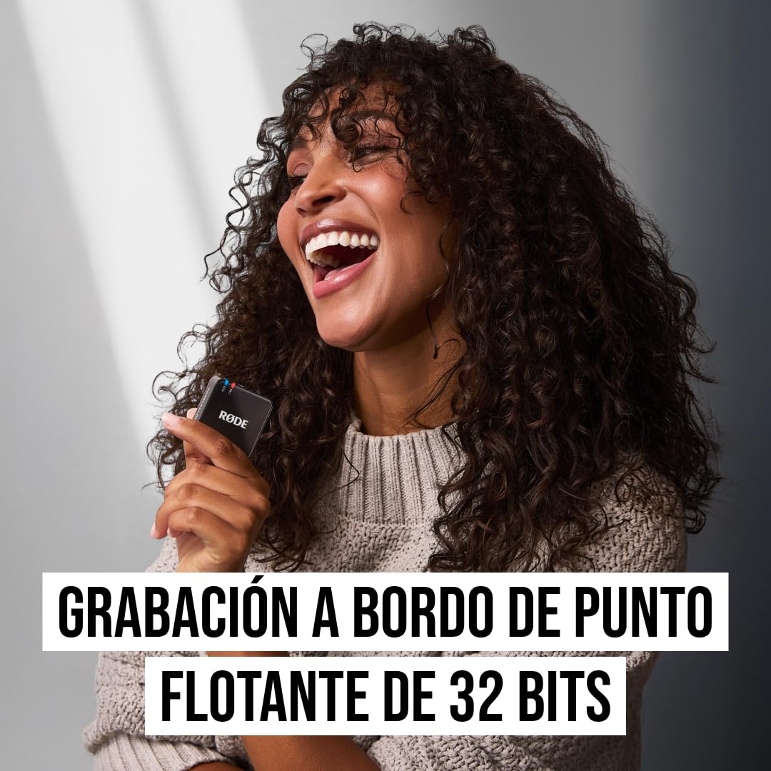 RØDE Wireless GO Gen 3 Sistema de Micrófono (Negro) | Inalámbrico, Para Cámaras, Teléfonos y Computadoras, 32 Bit Float, GainAssist