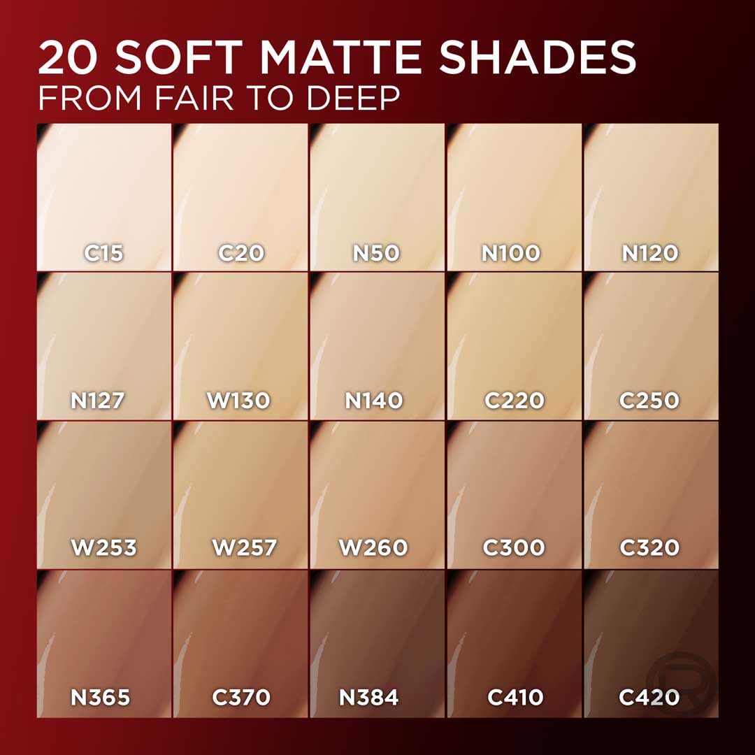 L'Oréal Paris Infallible 24H Fresh Wear Base de Maquillaje en Cushion, Alta Cobertura con Acabado Mate, 24H Larga Duración y Control de Brillo, Tono 120