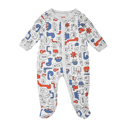 Baby Creysi Pañalero Mameluco para Bebé Niño - 3 Meses - Gris
