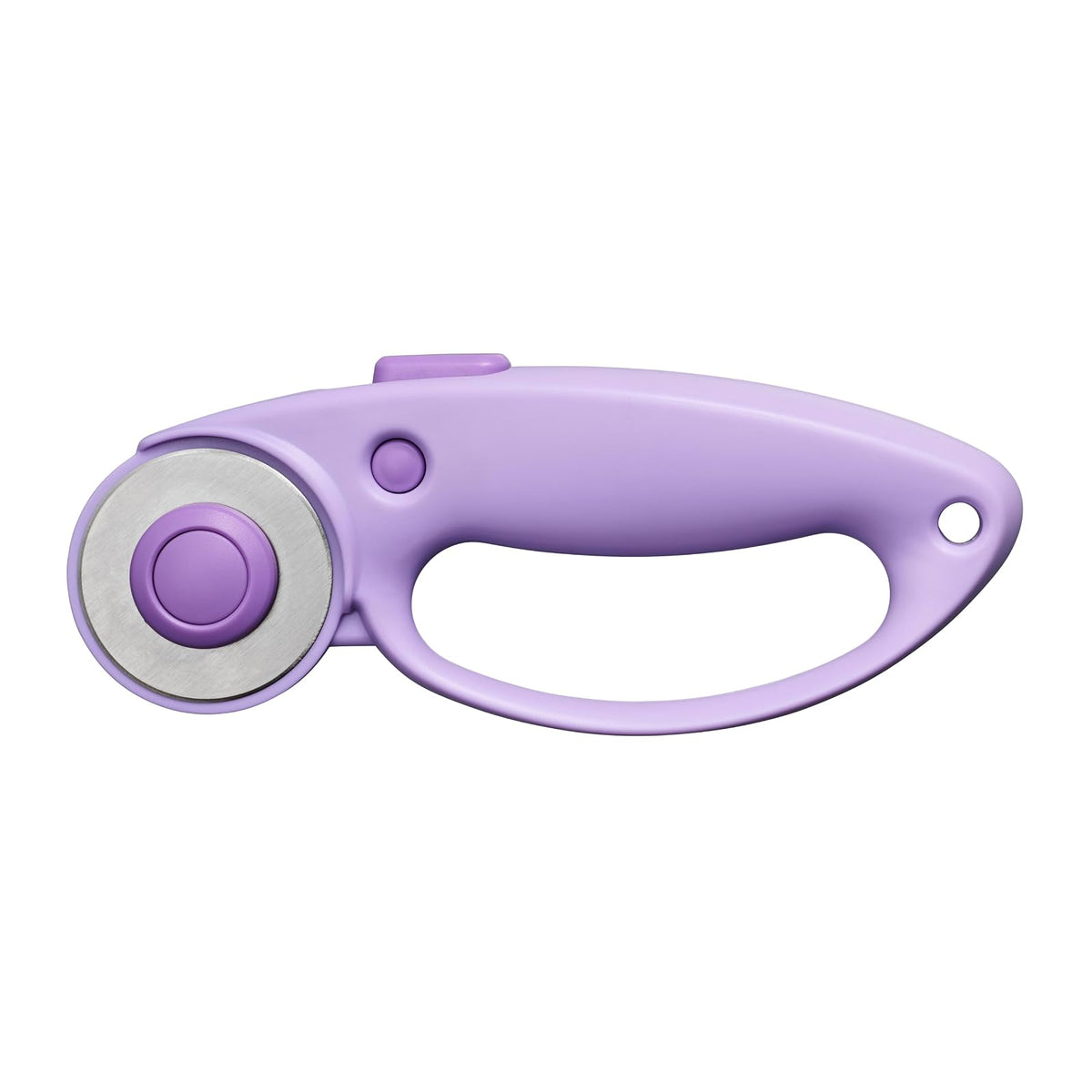 Fiskars - Cortador rotativo de bucle, Explore Collection Ultra Lila, hoja de acero de precisión para tela, fieltro y vinilo, 45 mm