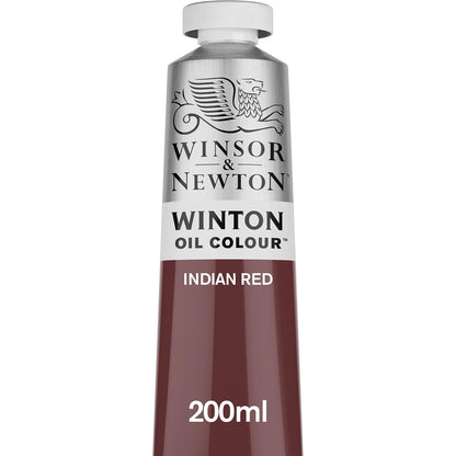 Winsor & Newton Winton Pintura de Óleo 200 ml - Rojo indio