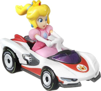 Hot Wheels Mario Kart, Paquete de 4 Autos, Vehículos de Juguete para niños de 3 años en adelante