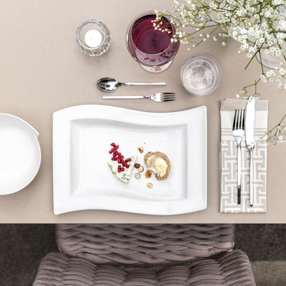 Villeroy & Boch NewWave Collection Juego de cubiertos de 20 piezas, servicio para utensilios de acero inoxidable 4, 18/10, apto para lavaplatos