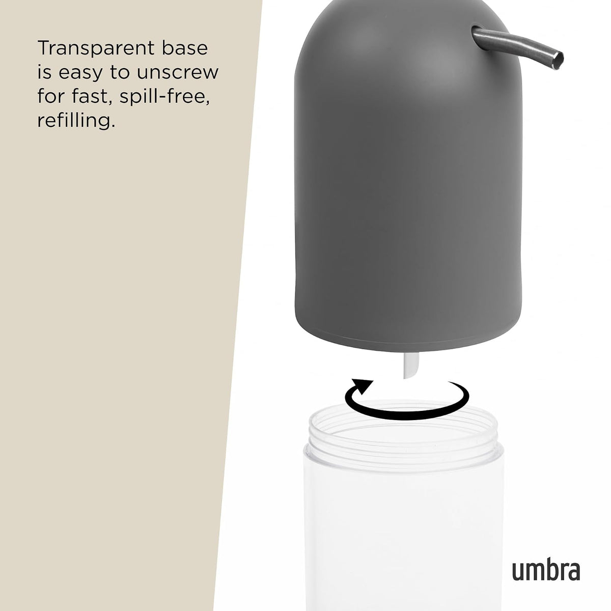 Umbra Touch - Dispensador de jabón, Gris (Grey)