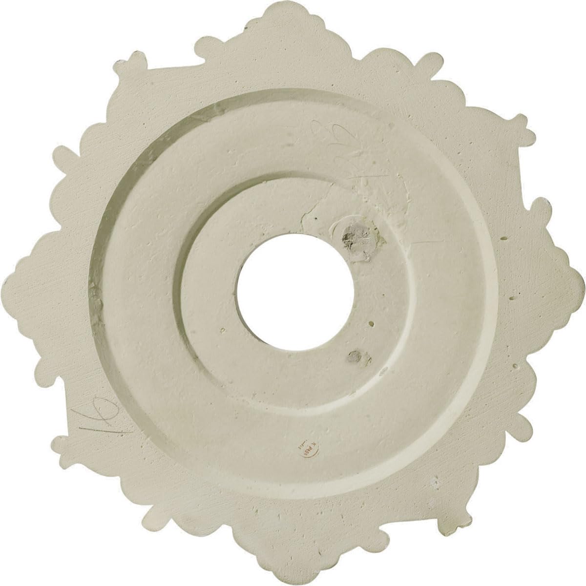 Ekena Millwork CM18RLAMF Medallón de techo Riley, Americana, 45.72cm, Primed