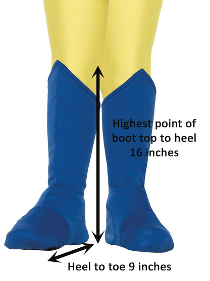 Forum Novelties cobertores para Botas de héroe para niños, Negro, Una Talla
