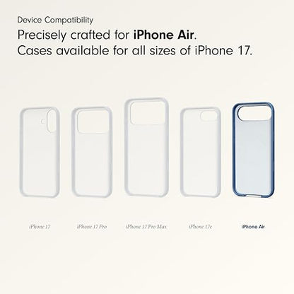 Beats - Funda con MagSafe de Beats para el iPhone Air con Control de la Cámara, Acabado Mate con Forro de Microfibra – Azul subsuelo