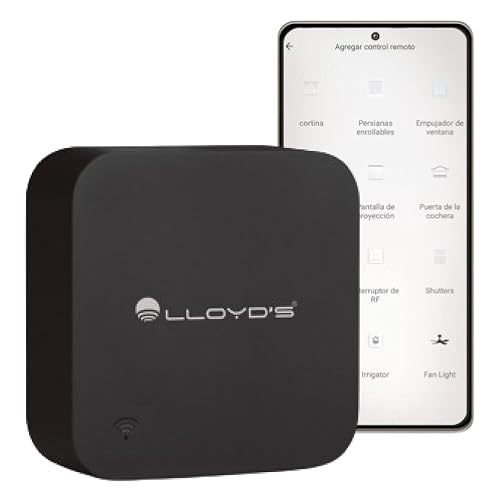Lloyd's Control Universal IR+RF WiFi Compatible con Alexa y Google