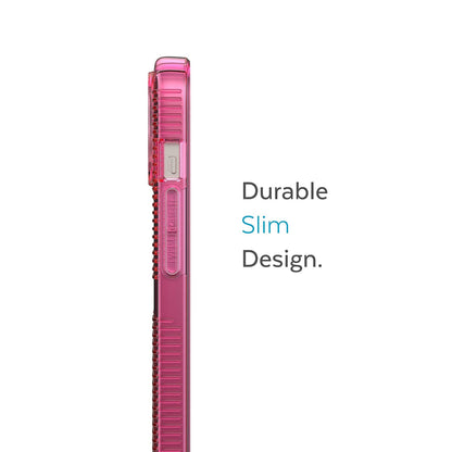 Speck - Funda transparente para iPhone 14 y iPhone 13, protección contra caídas, resistente a los arañazos y antiamarilleamiento, funda de doble capa para iPhone 14 y iPhone 13 modelo de 6.1 pulgadas,