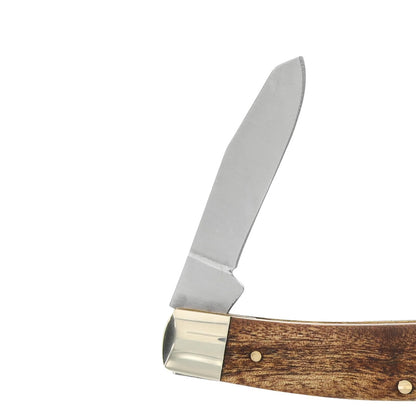 Schrade 8OTW 4" Closed Senior with Desert Iron Wood Handle