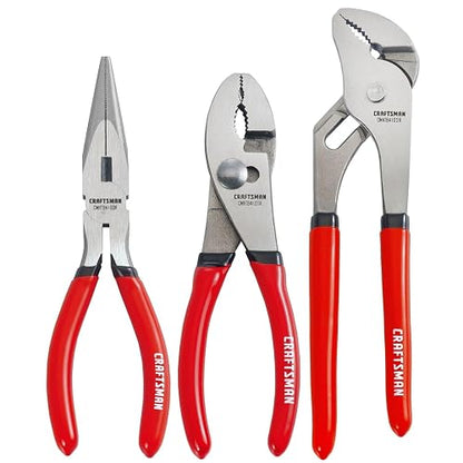 CRAFTSMAN Juego de alicates de 3 piezas para agarre y ajuste CMHT84103R