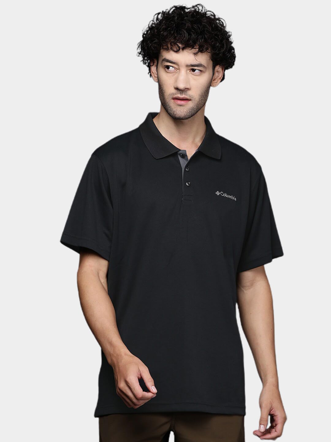 Columbia Playera de Manga Corta. Polo para Hombre