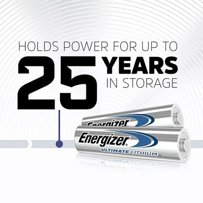 Energizer Ultimate Lithium AA Batteries, 4 Pack