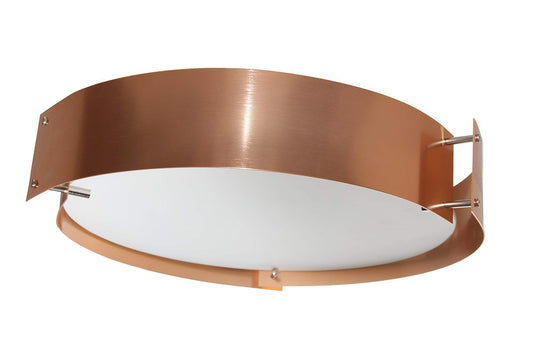 MAXXI MX-PF1021/CB Plafón Cobre Pantalla Vidrio Esmerilado