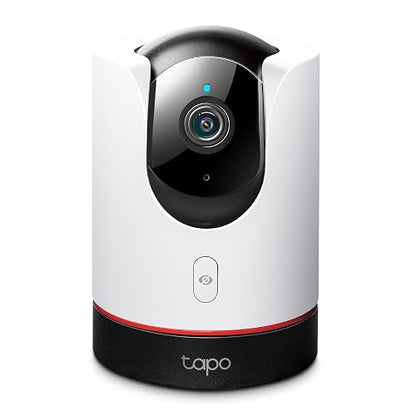 TP-Link Tapo C225, Cámara Wi-Fi de Seguridad con Detección AI, 4MP, Visión Nocturna a Todo Color con Sensor Starlight, Seguimiento Inteligente, Compatible con Alexa y Google Assistant