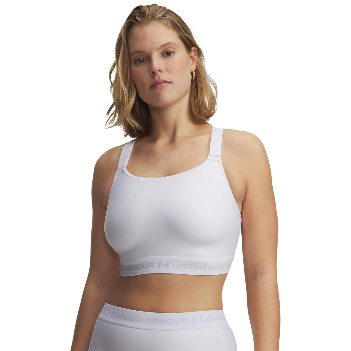 Under Armour Top para Entrenamiento Heatgear High para Mujer Talla M Color Blanco